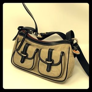 Dooney & Bourke bag tan and Navy